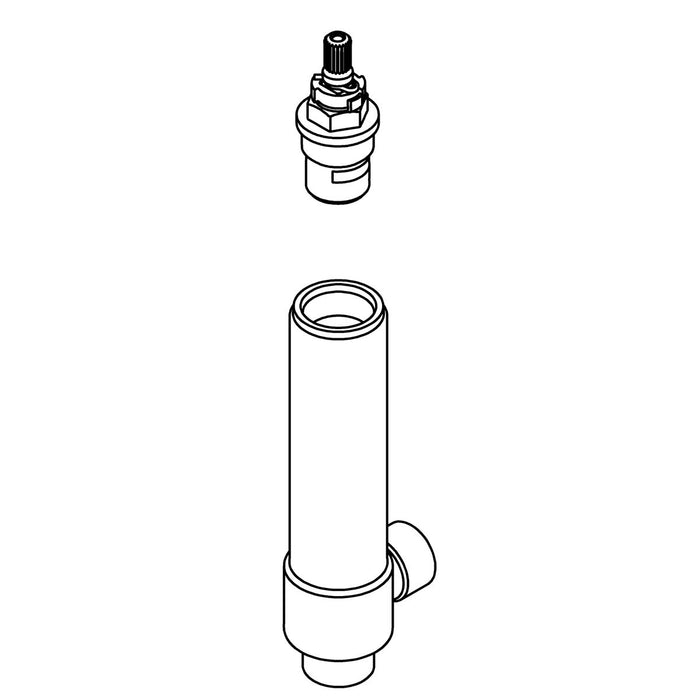 KOHLER 1/2" Valve Assembly, Hot