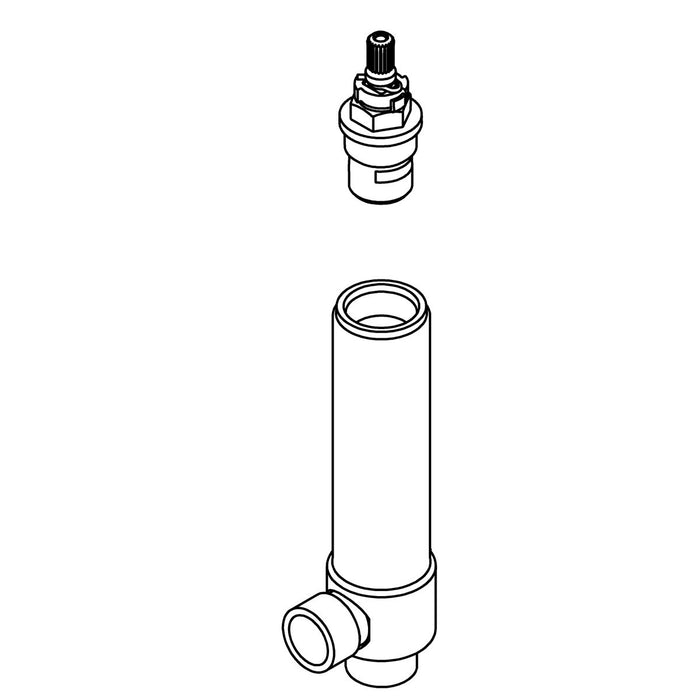 KOHLER 1/2" Valve Assembly, Cold