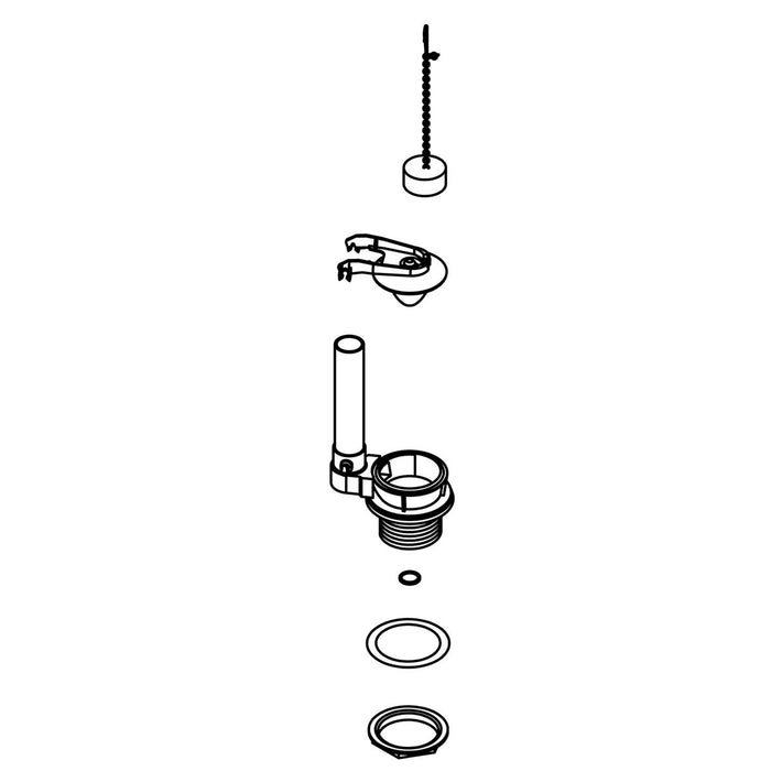 KOHLER Flush Valve Kit, 1.28 Gpf