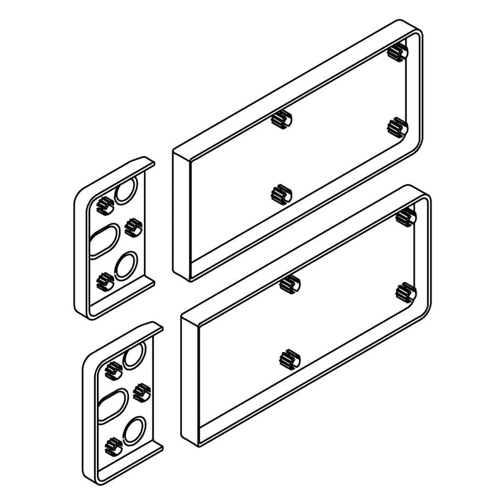 KOHLER Kit, G2W Hinge Covers