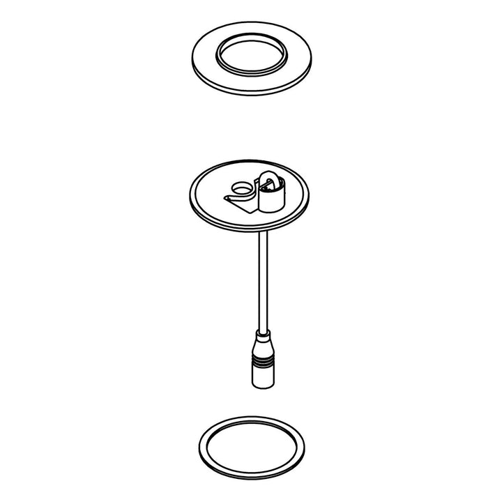KOHLER SPOUT BASE KIT, COMPOSED