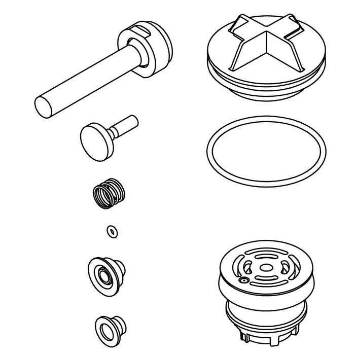 KOHLER Service Kit, 1.28 Gpf Manual Tfv