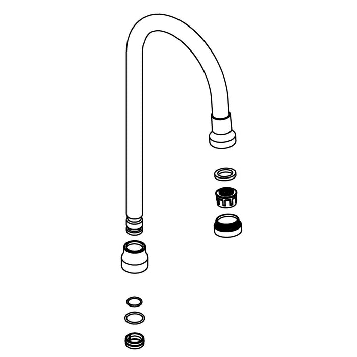 KOHLER Spout Assembly, Gooseneck Kit