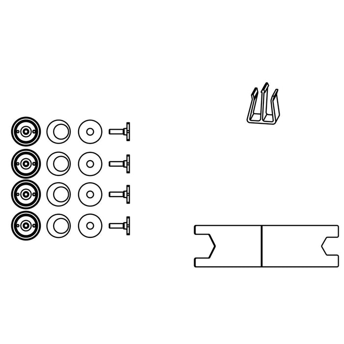 KOHLER Service Kit, Roller Asm (Set Of 4)