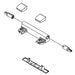 KOHLER Readylatch Hinge Assembly Kit, Pb