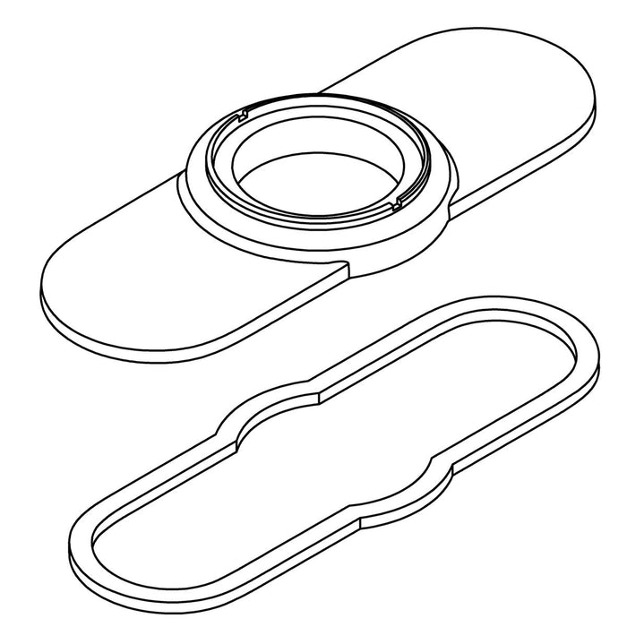 KOHLER Service Kit, 3-Hole Escutcheon