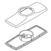 KOHLER Kit, Three Hole Escutcheon