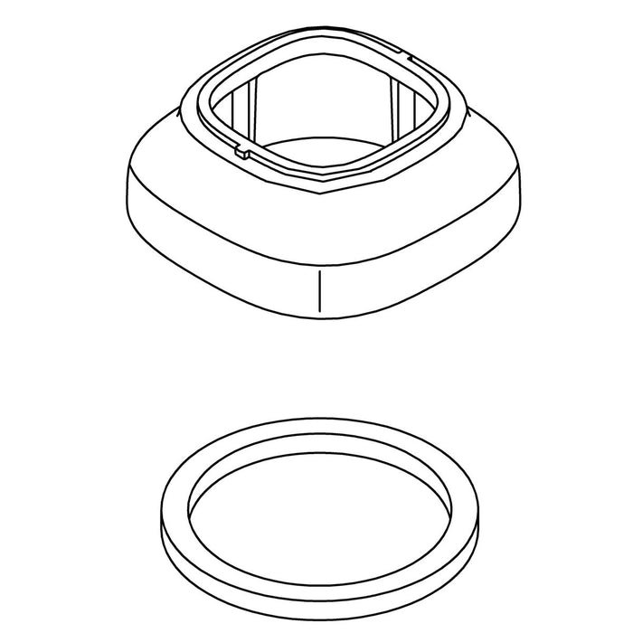 KOHLER Single Hole Escutcheon Kit