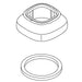 KOHLER Single Hole Escutcheon Kit
