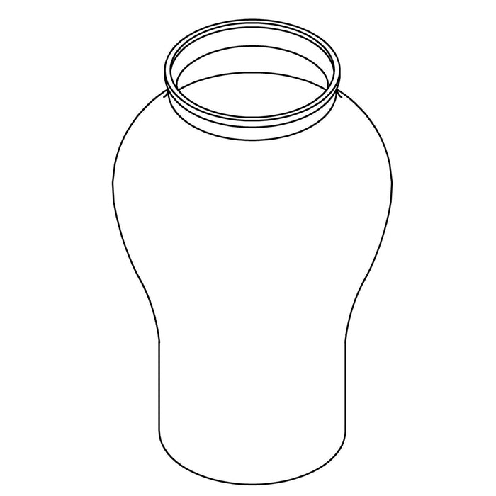 KOHLER Damask Hurricane Glass Shade
