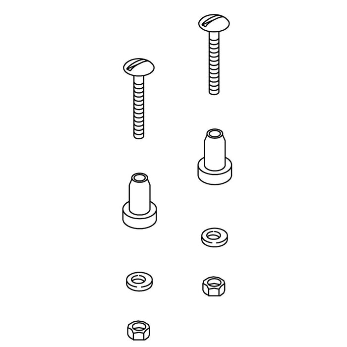 KOHLER Grommet, 2 Bolts Service Kit