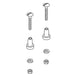 KOHLER Grommet, 2 Bolts Service Kit