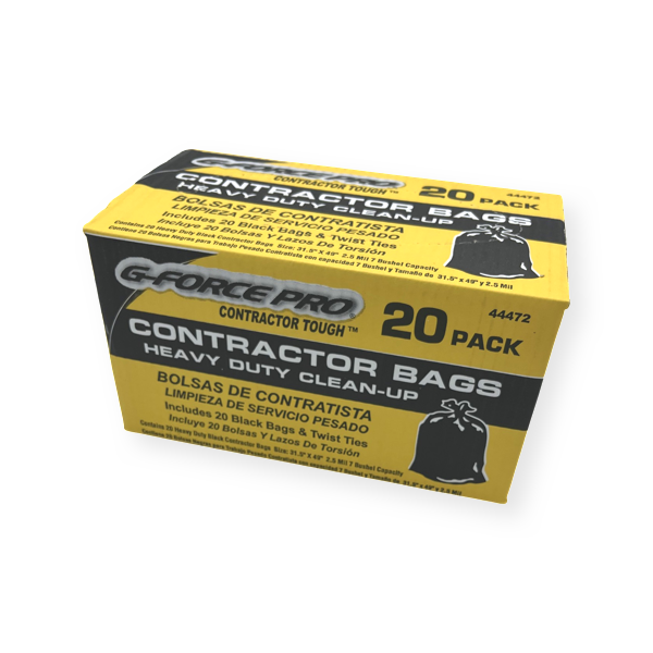 Wal-rich Corporation W2460002 Contractor Bags 42g (Box of 20)