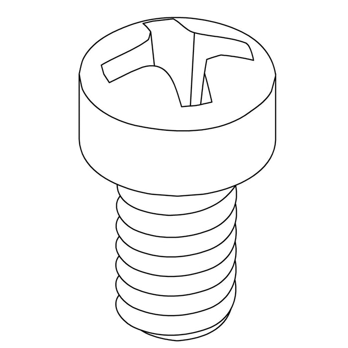 KOHLER Screw, 6-32 X 0.3125, Fillister Head