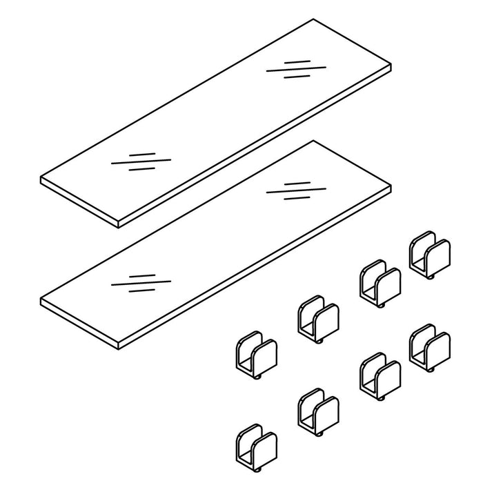 KOHLER Service Kit, 16" Shelf With C Clips