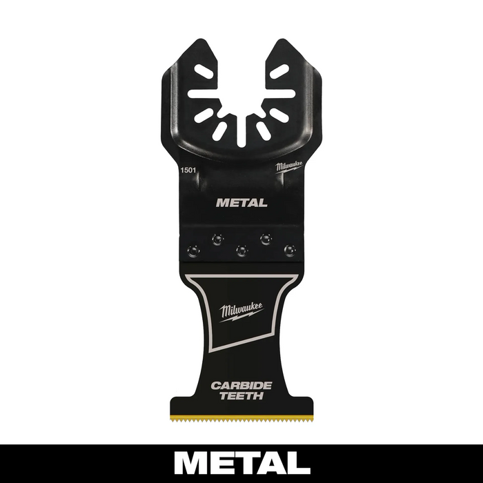 Milwaukee 49-25-1501 1-3/8" OPEN-LOK Carbide Teeth Metal Multi-Tool Blade