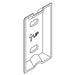 KOHLER Plate, Wall Mount