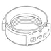 KOHLER Adapter, Quarter Turn