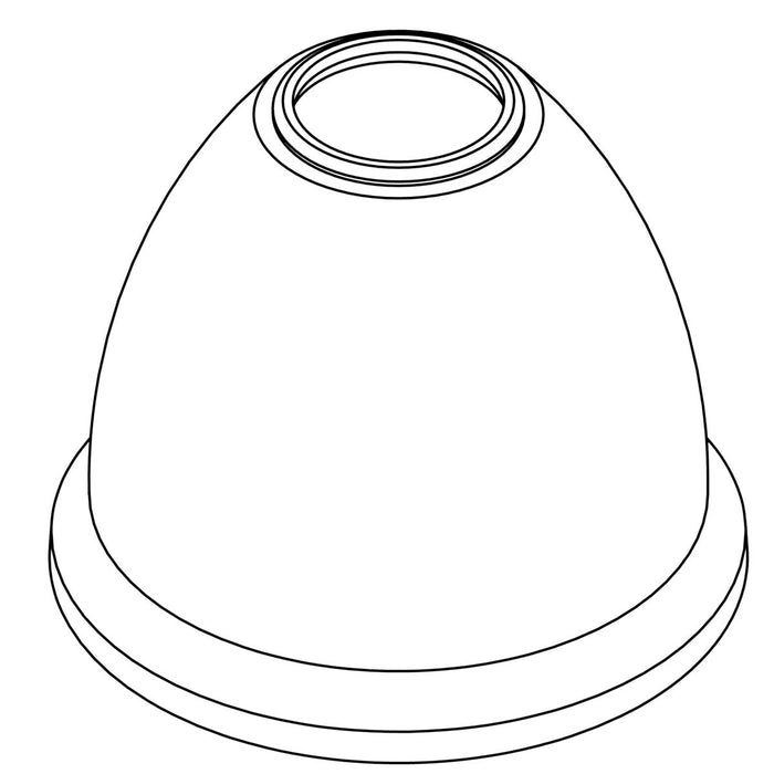 KOHLER Shade, White Glass