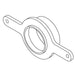 KOHLER Outlet Bracket - Cast Iron, Urinal