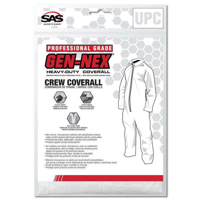 SAS Safety 6992 GenNex Hooded Pro Grade Coverall - Medium