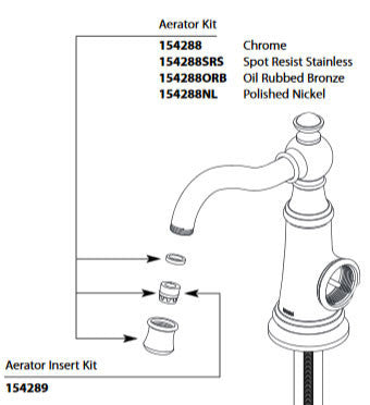 Moen Weymouth 154288 Aerator