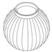 KOHLER Glass Shade, Clear Ribbed