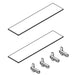 KOHLER Glass Shelf 20" Good (2 Shelf 4 Holders)