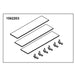 KOHLER Glass Shelf 20" Good (3 Shelf 6 Holders)