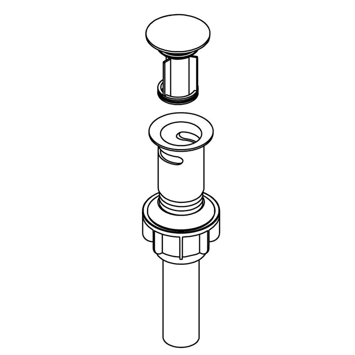 KOHLER Clicker Drain Assembly