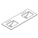 KOHLER 61 Quartz Vanity Top And Sink Kit