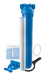 Atlas Filtri ZC1381427 2-1/2" x 20" DP Mono - Single - Blue Sump - 3/4" NPT - Bracket & Wrench - 5 Micron Sediment-Scale Cartridge