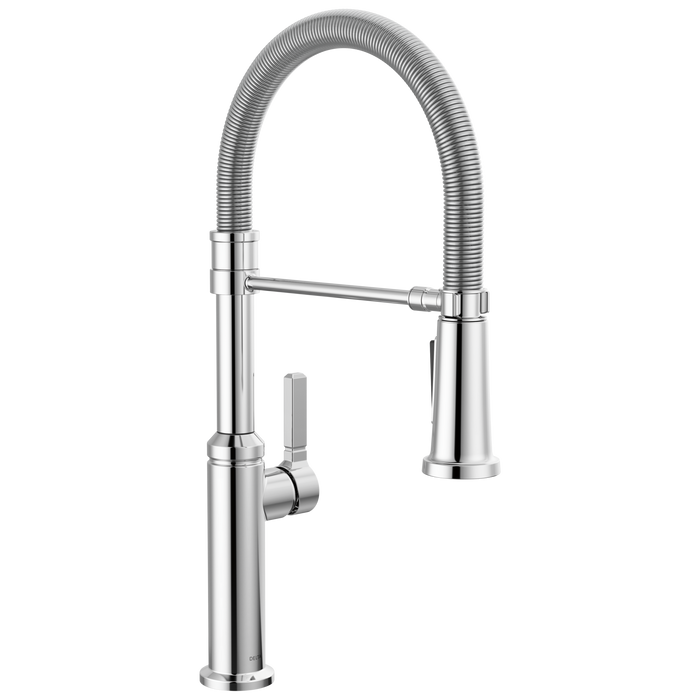 Delta Rhett 18829 Single Handle Pull-Down Kitchen Faucet With Spring Spout