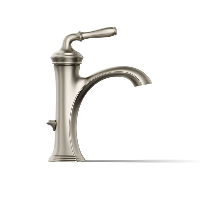 Vibrant Brushed Nickel - side view of product