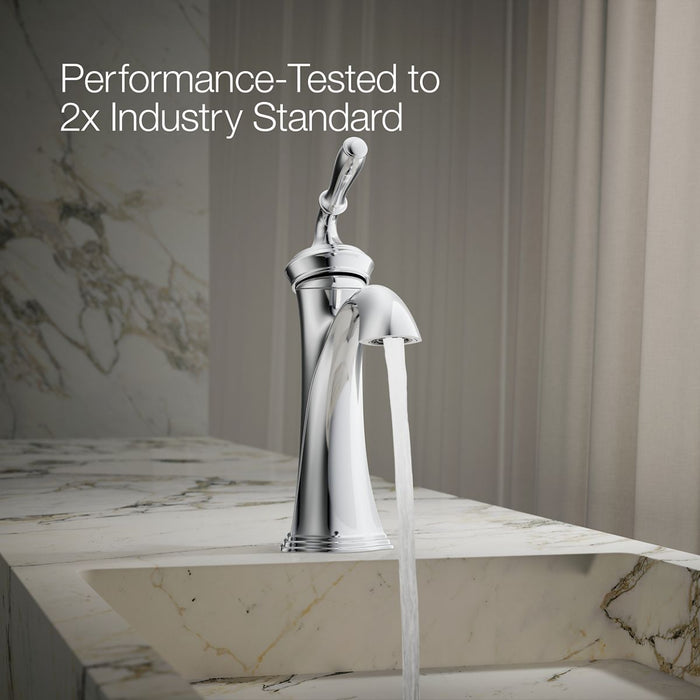 Polished Chrome - Shows close up detail of product in use in room