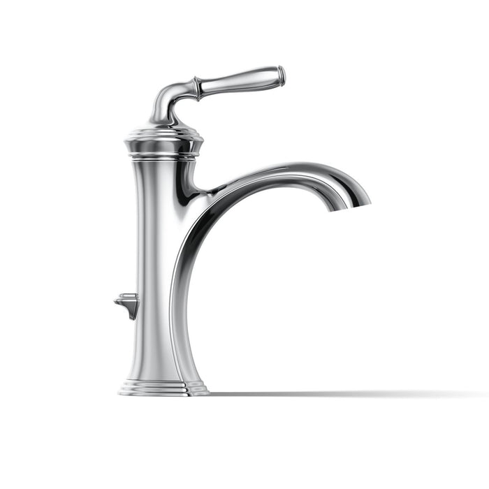 Polished Chrome - side view of product