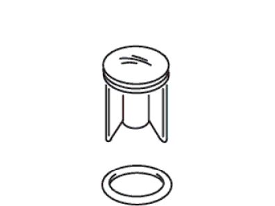KOHLER Stopper, Tub Drain