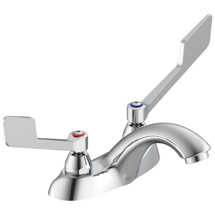 Commercial 21C 21C155 Two Handle Centerset Bathroom Faucet - Less Pop-Up - Chrome