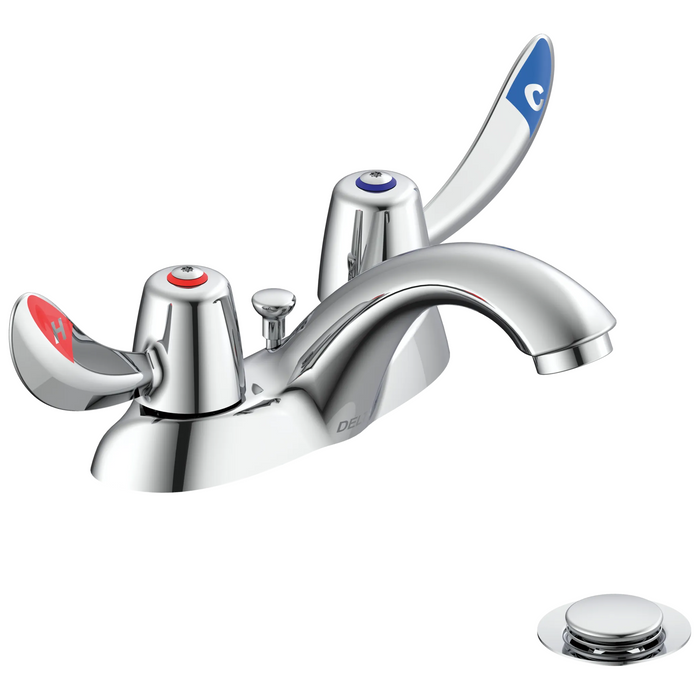 Commercial 21C 21C252 Two Handle Centerset Bathroom Faucet - Chrome