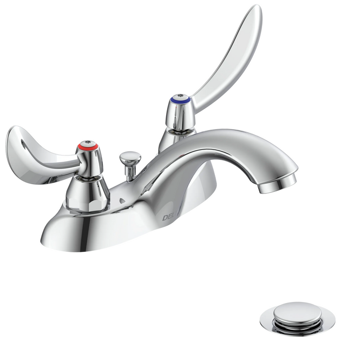 Commercial 21C 21C254 Two Handle Centerset Lavatory Faucet - Chrome