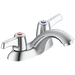 Two Handle Centerset Bathroom Faucet - Less Pop-Up