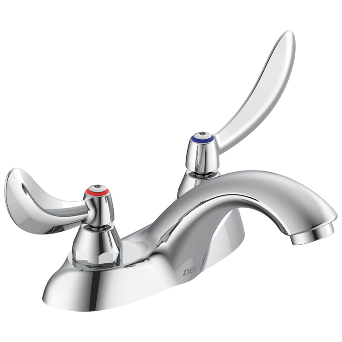 Two Handle Centerset Lavatory Faucet - Less Pop-Up