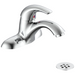 Commercial 22C 22C551 Single Handle Centerset Bathroom Faucet with Offset Grid Strainer - Chrome