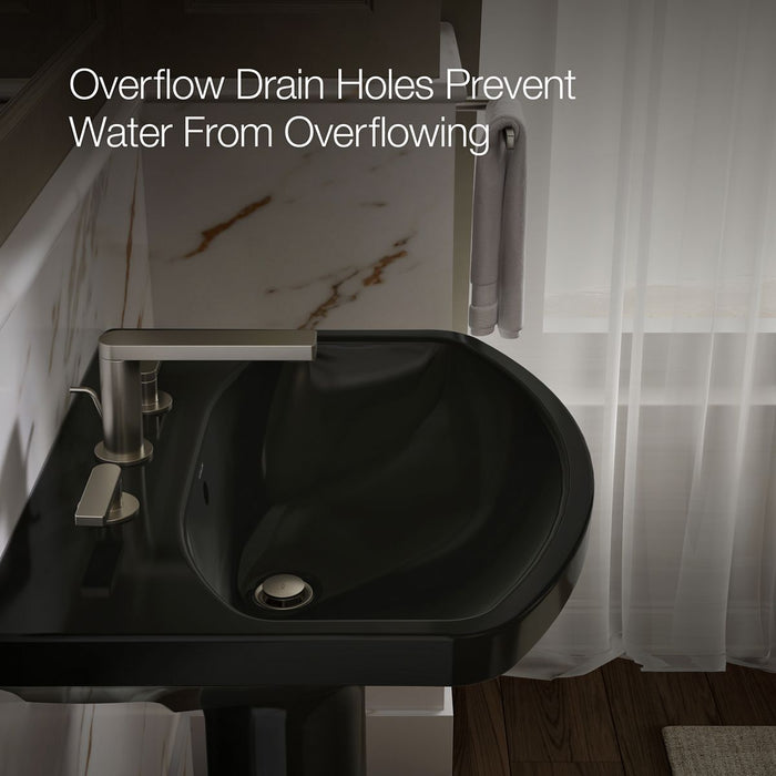 Black Black - angled view, not straight-on, 1-point perspective