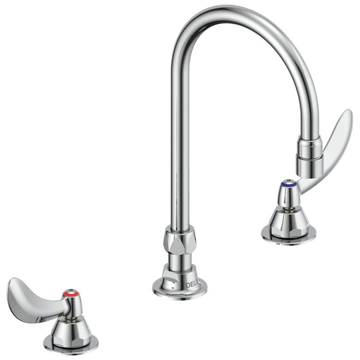 Commercial 23C6 23C654 Widespread Gooseneck - Chrome