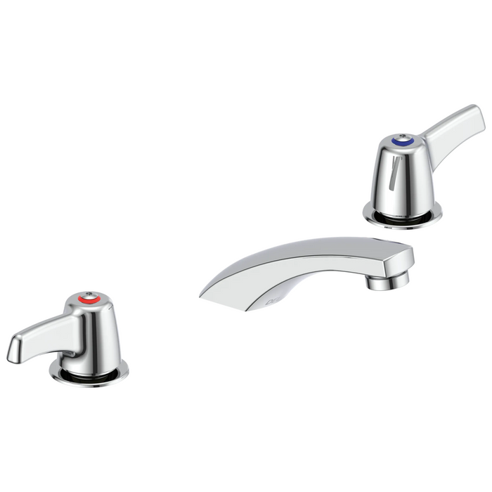 Two Handle Widespread Bathroom Faucet - Less Pop-Up