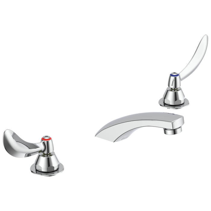 Two Handle Widespread Bathroom Faucet - Less Pop-Up