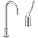 Commercial 24T2 24T2673 Single Control Mixing Faucet with Gooseneck Spout - Less Pop-Up - Chrome
