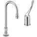 Single Control Mixing Faucet with Gooseneck Spout - Less Pop-Up