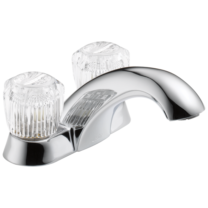 Delta Classic 2502LF Two Handle Centerset Bathroom Faucet - Chrome